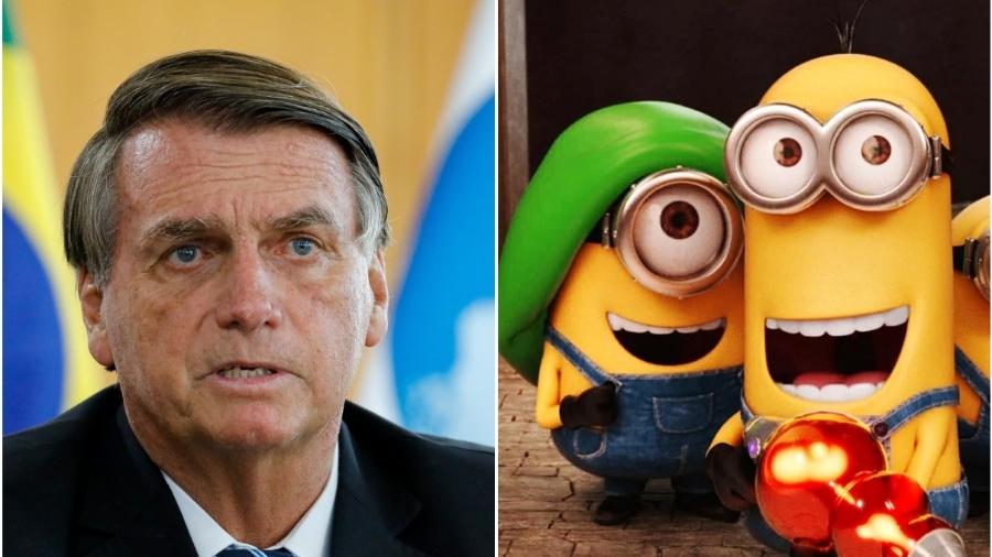 No Brasil, Minions se tornaram sinônimo de seguidores do presidente Jair Bolsonaro (PL) - Reprodução