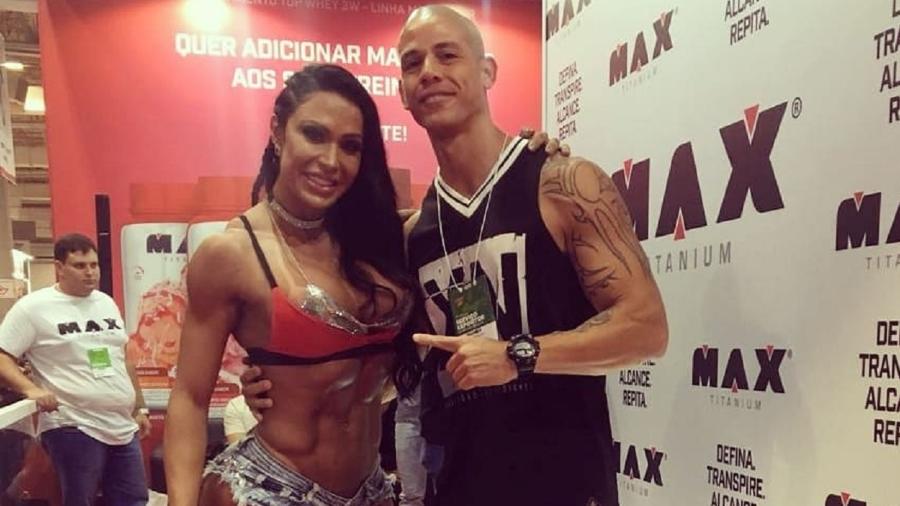 Hitallo Muller Azevedo posa com Gracyanne Barbosa em evento  - Reprodução/Instagram 