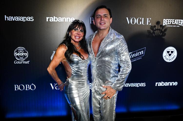 Gretchen e Esdras de Souza no Baile da Vogue 2024 