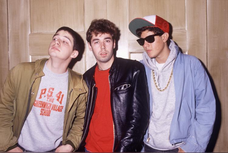 O trio Beastie Boys durante a época do lançamento do disco 'Licensed to Ill', de 1986