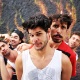 2.fev.2016 - Da esquerda para a direita os atores Elcio Bonazzi, Yudi Tamashiro, Ruy Brissac, Arthur Ienzura e Adriano Tunes, de "O Musical Mamonas", sobre os Mamonas Assassinas - Reinaldo Canato/UOL