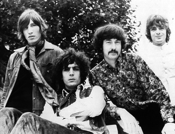 Pink Floyd no fim dos anos 60: Roger Waters, Syd Barrett, Nick Mason, Richard Wright - Divulgação