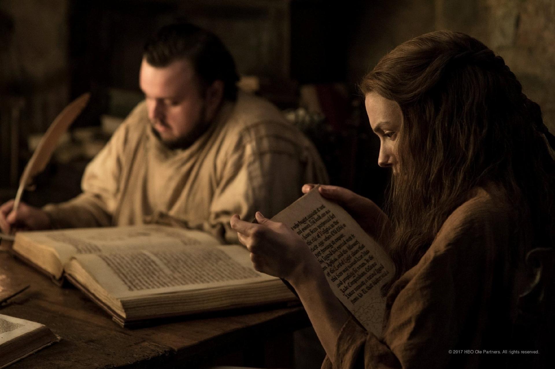 Sam e Gilly em cena da sétima temporada de "Game of Thrones" - Divulgação/HBO