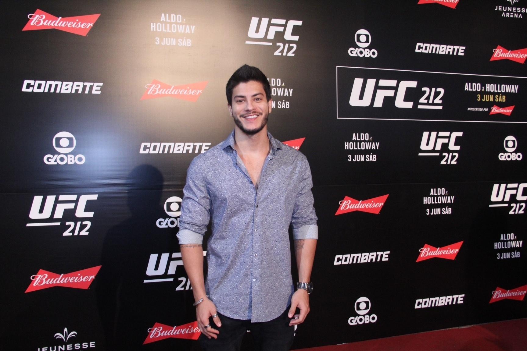 Arthur Aguiar no UFC 212 que aconteceu na Jeunesse Arena na Barra da Tijuca, no Rio  - AgNews