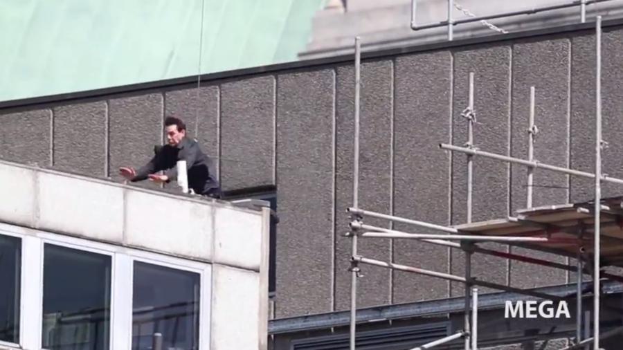 Tom Cruise se machuca em filmagem do filme "Missão Impossível 6", em Londres - Reprodução/TMZ