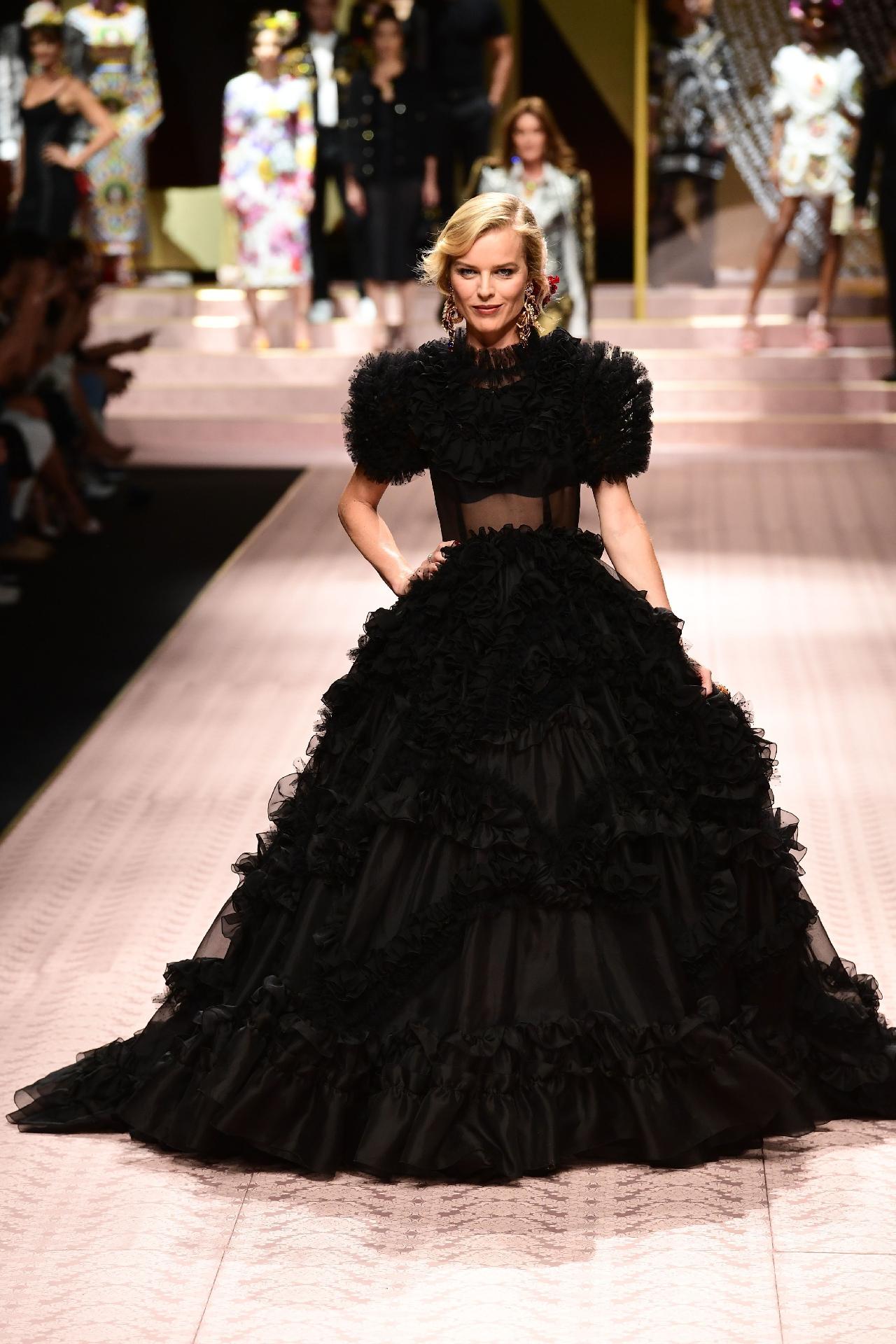 Desfile Dolce & Gabbana - Eva Herzigova - AFP