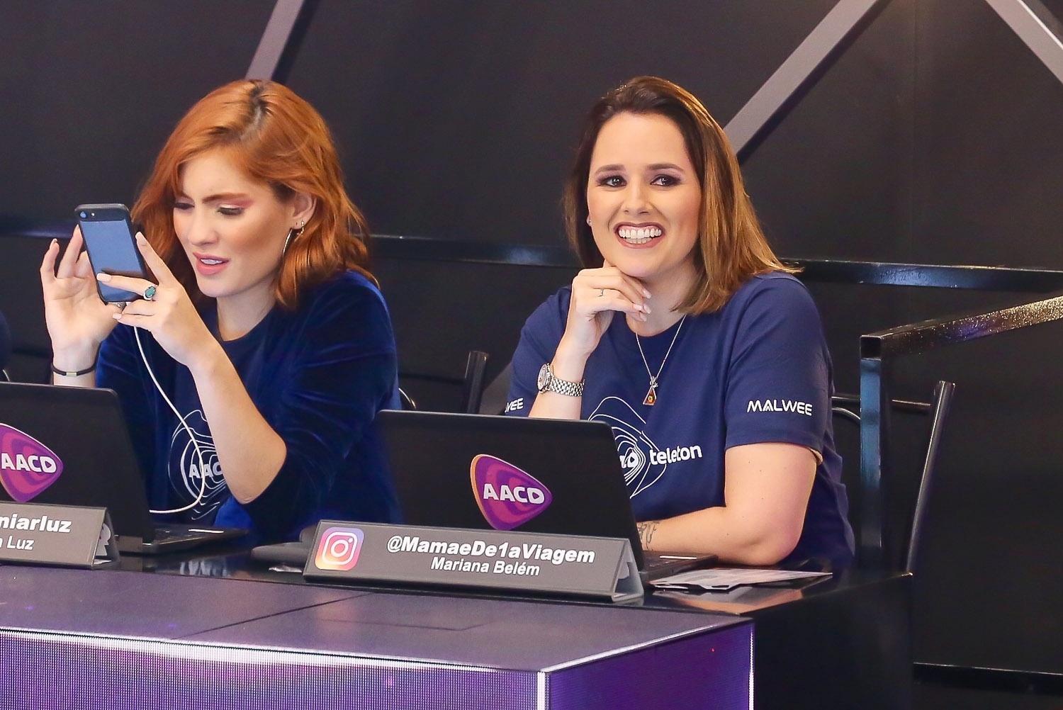 Famosos e elenco do SBT participam do Teleton na noite desta sexta-feira (9) - Manuela Scarpa/Brazil News