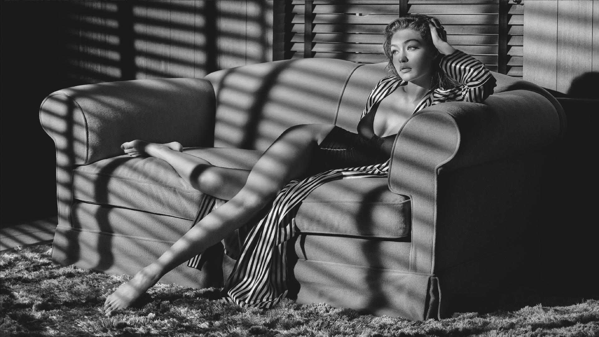 Gigi Hadid no calendário Pirelli 2019 - Albert Watson/Divulgação