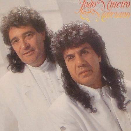 Marciano com João Mineiro em imagem do álbum "Dois Apaixonados", de 1992 - Reprodução