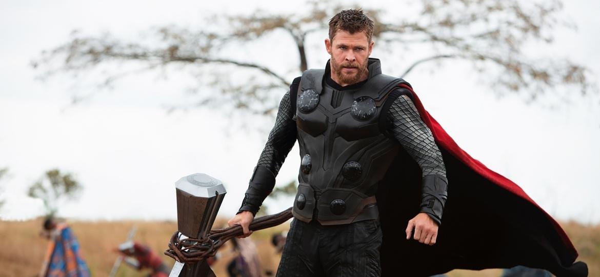 Thor (Chris Hemsworth) em cena de "Vingadores: Guerra Infinita" - Divulgação