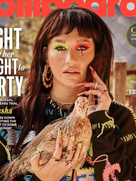 Kesha na capa da revista Billboard - Reprodução