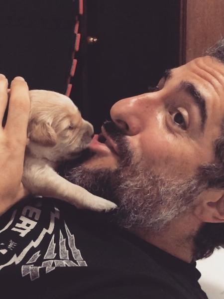 Marcos Mion publicou foto beijando filhote - Reprodução/Instagram