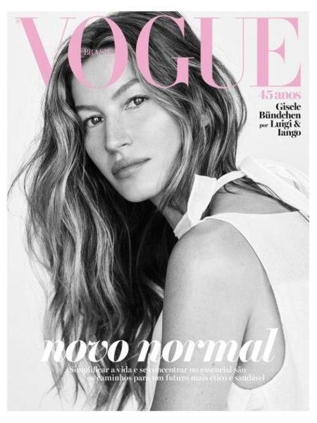 Capa de maio da Vogue, com Gisele Bundchen - Reprodução