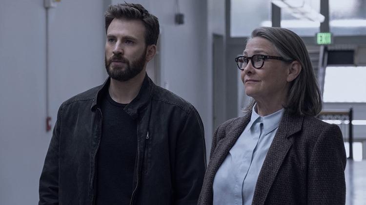 Chris Evans e Cherry Jones na série 'Em Defesa de Jacob' - Divulgação - Divulgação