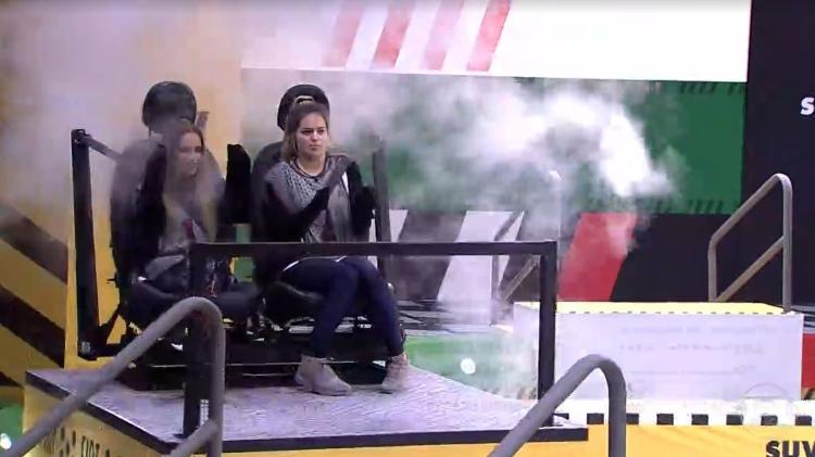 BBB 21: Viih Tube e Carla na prova do líder - Reprodução/ Globoplay - Reprodução/ Globoplay