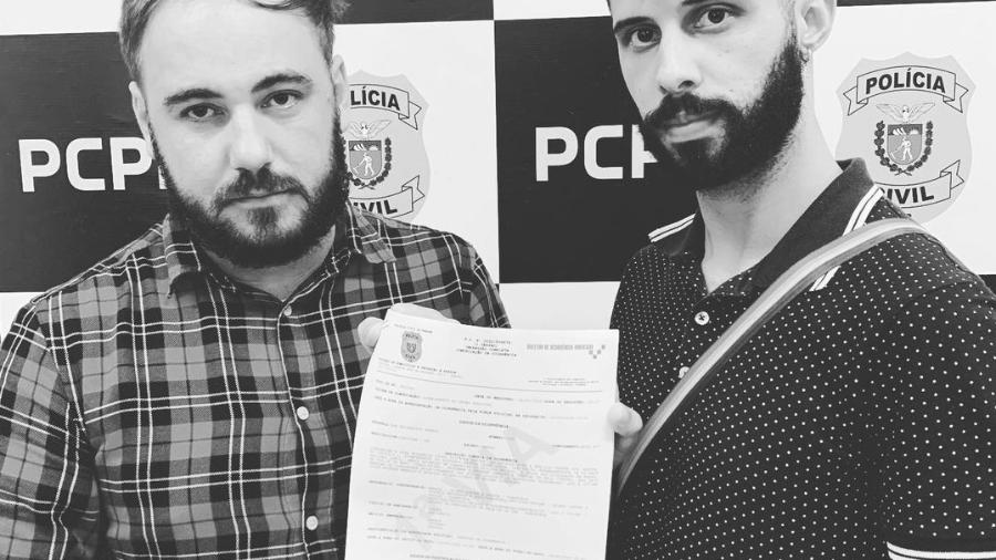 Diego e Murillo Xavier registram Boletim de Ocorrência contra ataques e ameças que receberam após participarem de campanha - Reprodução/Instagram 