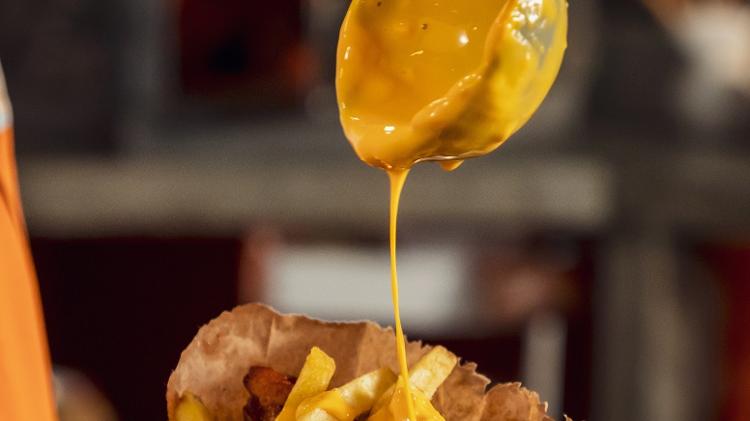 Batata de Marcehal com molho cheddar - Mariana Pekin/UOL - Mariana Pekin/UOL