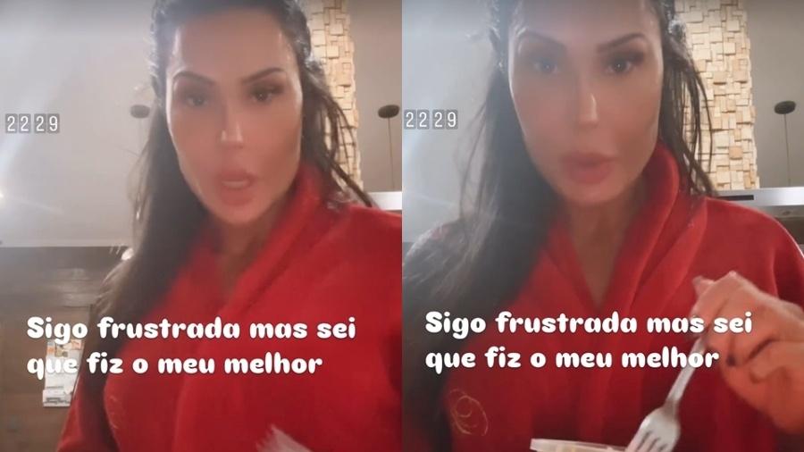 Modelo Gracyanne Barbosa comenta frustração com perda de trabalho - Reprodução/Instagram