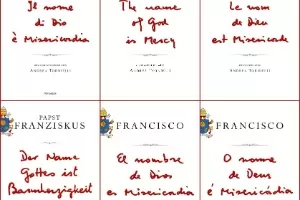 24.nov.2015 - Capa do primeiro livro do papa Francisco é divulgada pela editora italiana Piemme. O título será lançado no dia 12 de janeiro em 84 países e seis idiomas - AFP PHOTO / PIEMME PRESS OFFICE