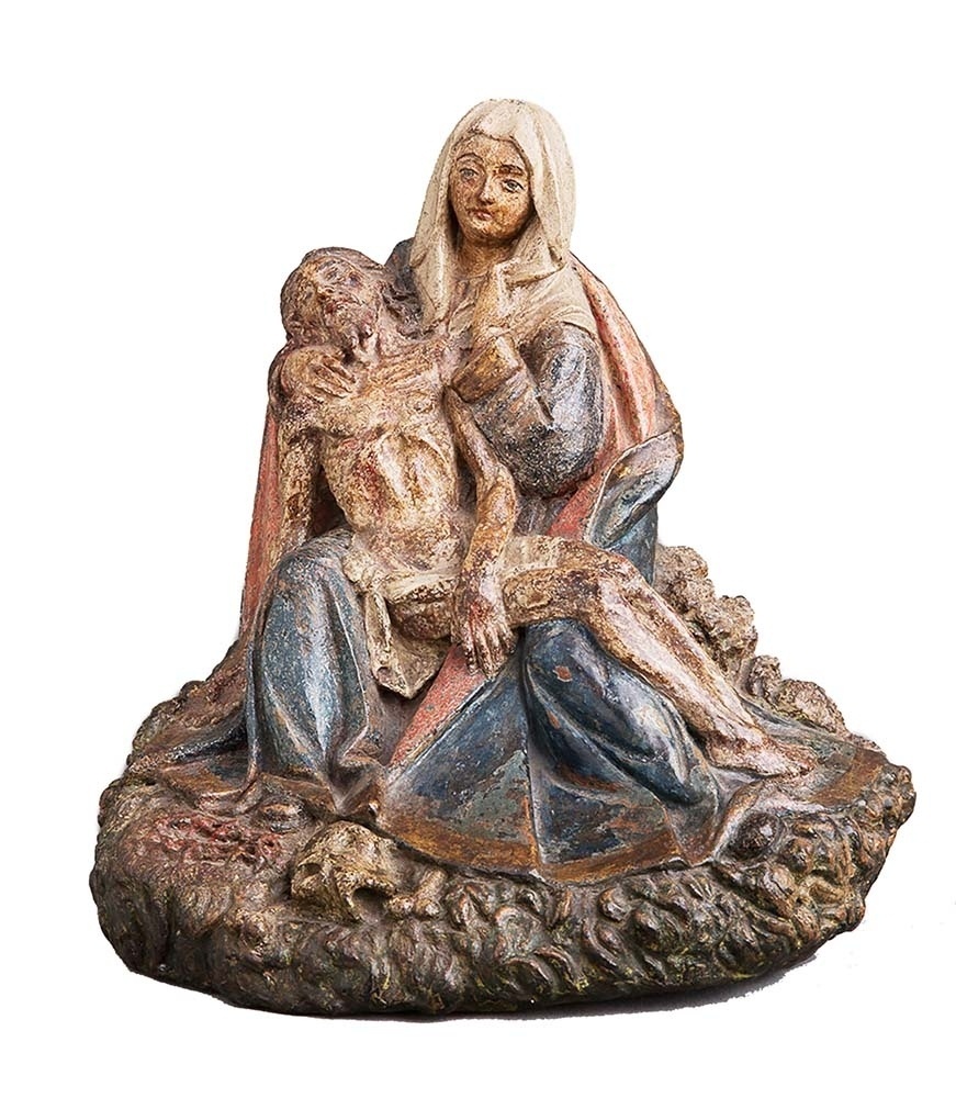 Pietá, 1654, Terracota. Frei Agostinho de Jesus - Divulgação