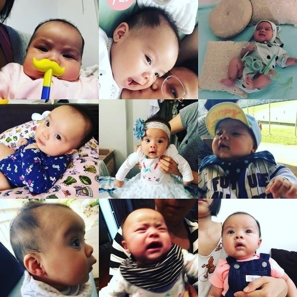 22.set.2016 - Jiang, ex-participante do "MasterChef", não cansa de encher o Instagram de fofura com registros do dia a dia da filha, Cecilia, de 3 meses, carinhosamente apelidada de Melancia - Reprodução/Instagram/pu.jiang1