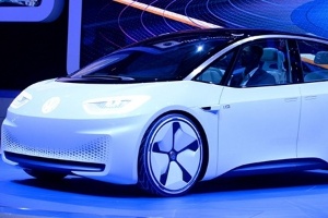 ID Concept diz recarregar até 85% da energia em meia hora; modelo estreia plataforma de elétricos - Eric Piermont/AFP - Eric Piermont/AFP