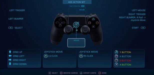 No Steam, Dualshock 4 poderá ser utilizado com todas as suas funções, incluindo a porção sensível ao toque e o giroscópio - Reprodução