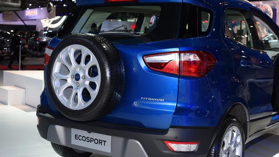 Ford EcoSport é um dos únicos modelos que continuarão a oferecer estepe à mostra em todas as versões - Murilo Góes/UOL
