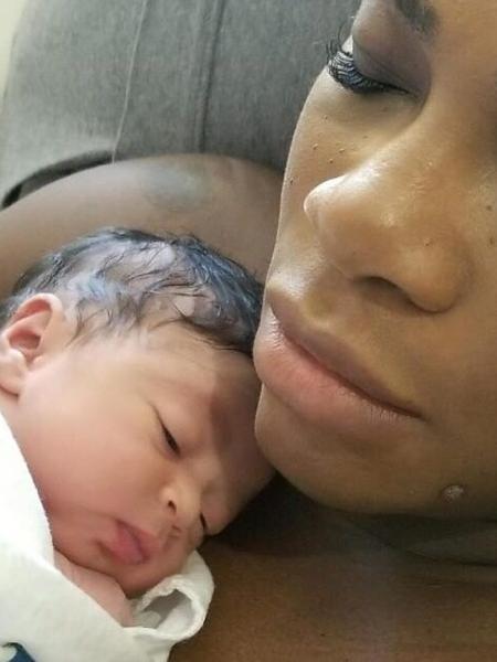 Serena Williams e a filha, Alexis Olympia - Reprodução/Instagram