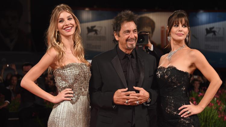 Camila Morrone, Al Pacino e Lucila Polak - Ian Gavan/Getty Images - Ian Gavan/Getty Images