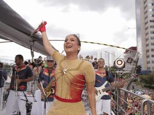 Claudia Leitte comanda Bloco Largadinho em São Paulo - André Lucas/UOL