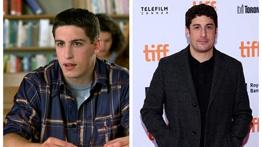 Jason Biggs em American Pie e atualmente - Fotos: Divulgação/Montagem: UOL