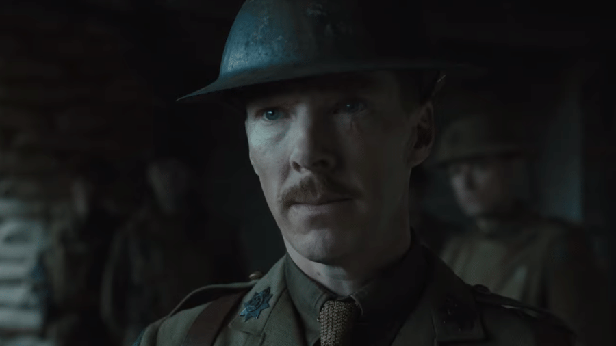 Benedict Cumberbatch no trailer de 1917 - Reprodução/YouTube