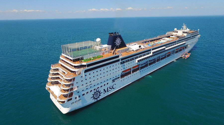 Organização do Mundial fez acordo com a MSC Cruises para fretar dois navios que servirão de hotéis flutuantes - Divulgação/MSC