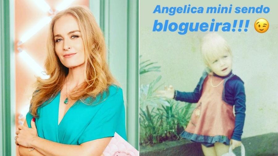 Angélica relembra clique quando era criança - Reprodução/Instagram