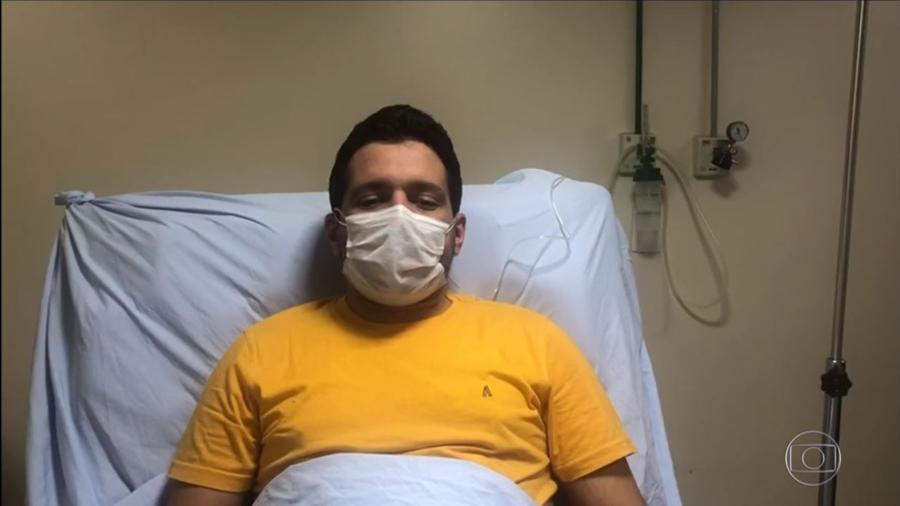 Apresentador Marcelo Magno fala ao JN sobre recuperação após contaminação por coronavírus - Reprodução/TV Globo