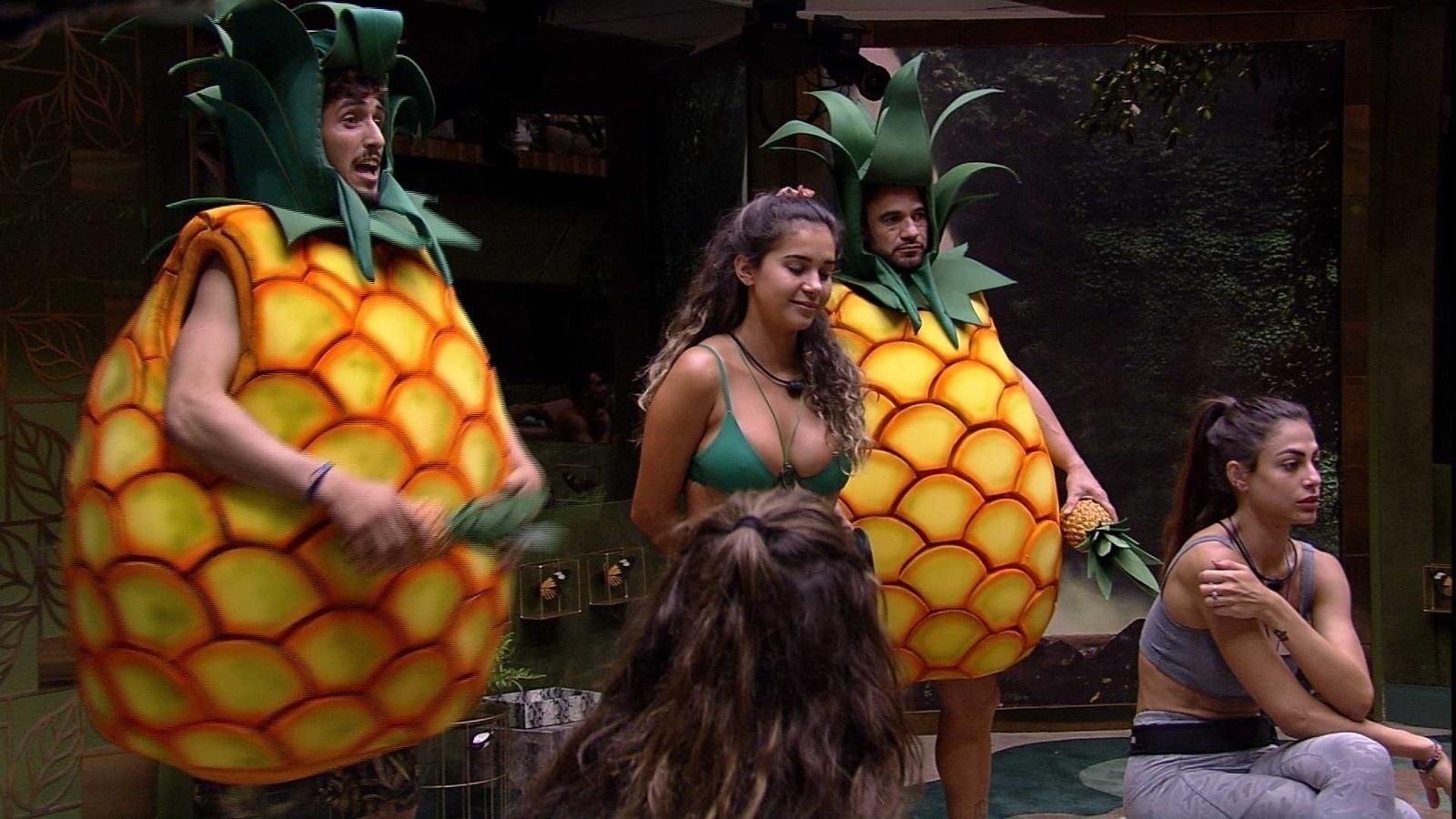 bbb 20: Hadson de abacaxi - Reprodução/Globoplay