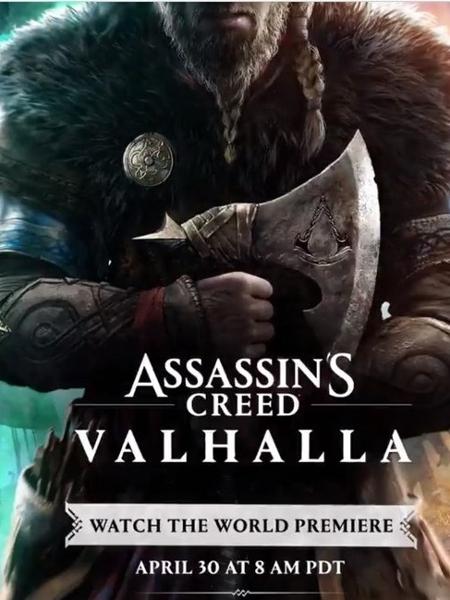 Assassin"s Creed Valhalla é o novo jogo da franquia da Ubisoft - Reprodução/Twitter @assassinscreed