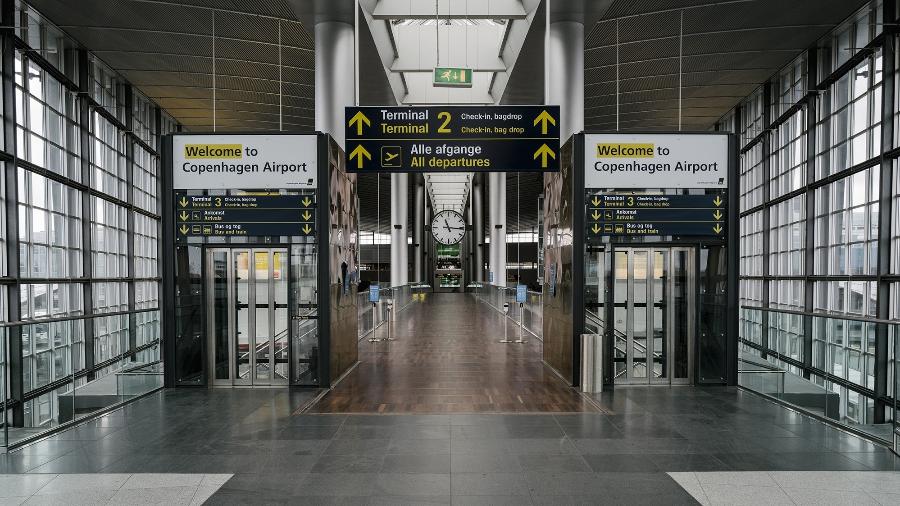 Terminal do aeroporto de Copenhagen - Anadolu Agency via Getty Images