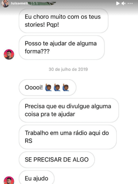 nego luisa mell - Reprodução/Instagram - Reprodução/Instagram