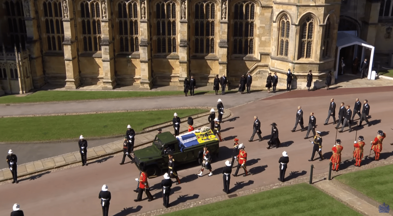 Funeral do príncipe Philip no Castelo de Windsor - Reprodução / Youtube