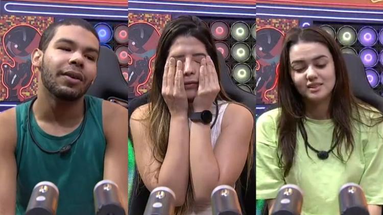 Grupo Lollipop fica inseguro após eliminação de Larissa - Reprodução/Globoplay - Reprodução/Globoplay