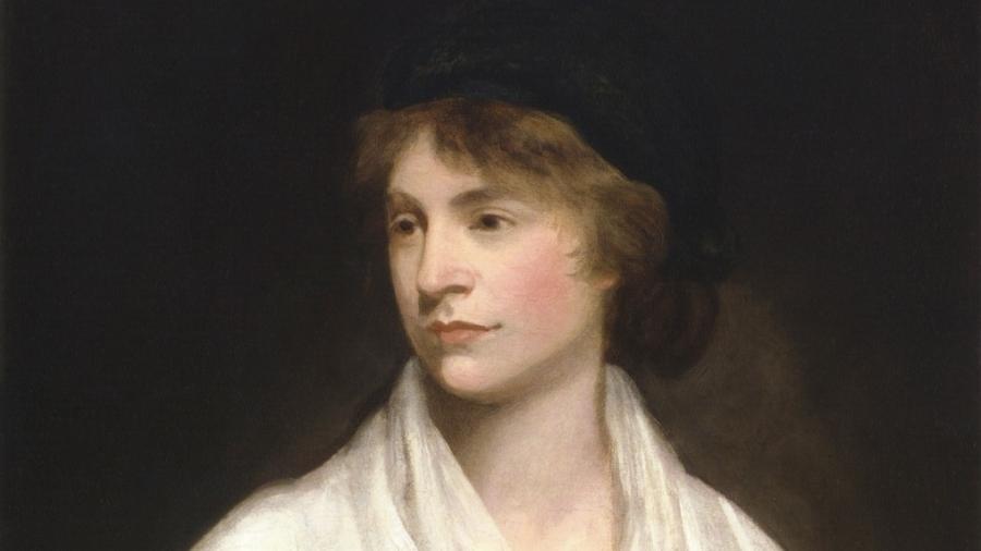 Mary Wollstonecraft, pioneira do feminismo: artigo diz que quem criou o movimento foi marido dela - John Opie/Creative Commons
