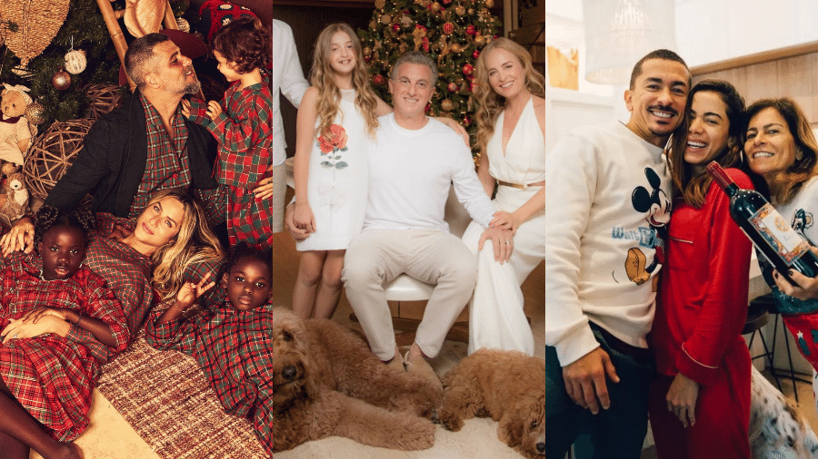 Famosos comemoram Natal em família - Reprodução/Instagram