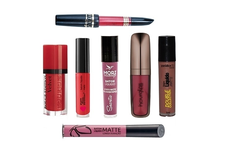 Batons líquidos - Abre - Montagem - Divulgação/MontagemUOL