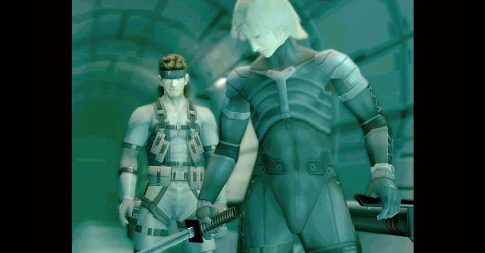 "MGS2: Sons of Liberty" surpreendeu e confundiu ao trocar o herói Solid Snake por Raiden - Divulgação