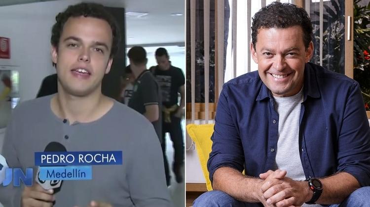 Montagem com Pedro Rocha e o pai, Fernando Rocha: semelhança já atrapalhou o filho do apresentador do "Bem Estar" - Montagem/UOL - Montagem/UOL