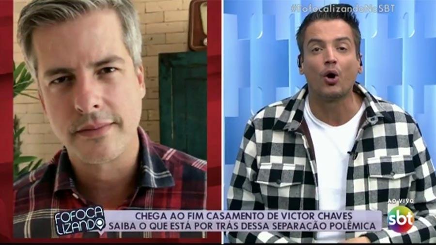 Leo Dias fala sobre fim do casamento de Victor Chaves no "Fofocalizando" - Reprodução/SBT