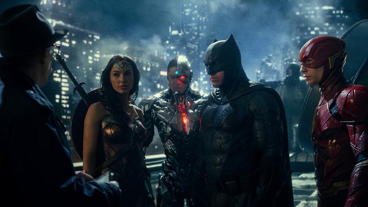 Super-heróis em cena de 'Liga da Justiça' - Divulgação - Divulgação