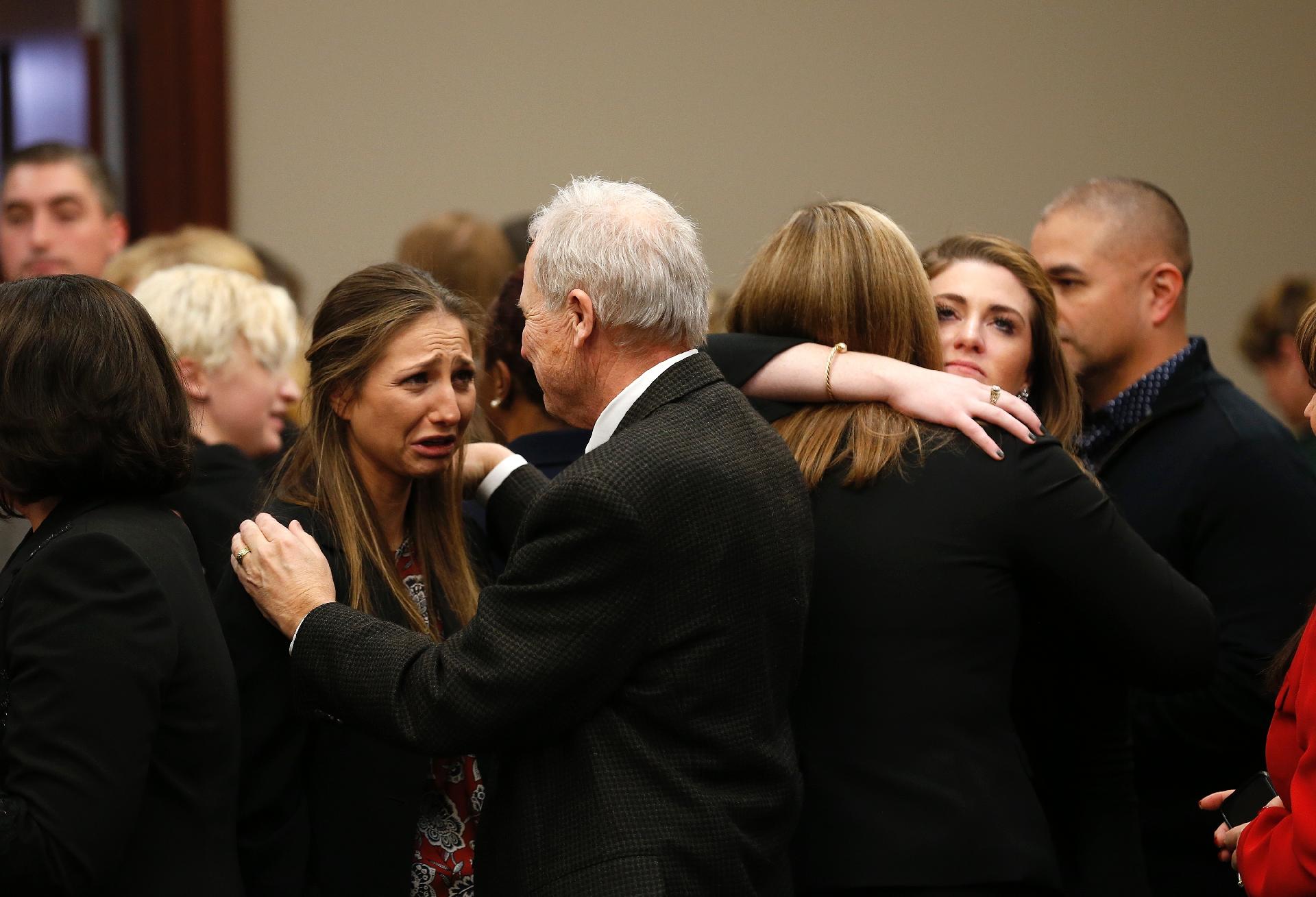 Kyle Stephens, uma das sobreviventes de abuso sexual de Larry Nassar - AFP